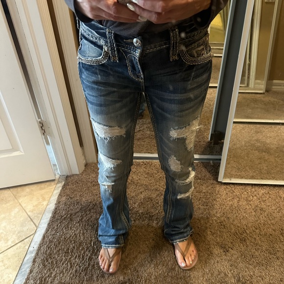 Women’s Rock Revival bootcut jeans.